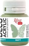 Rosa Talent Akril festék Vintage Green (47) Mat 20 ml 1 db (20047)