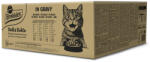 Affinity 160x85g Brekkies Daily Delice Adult Cat nedves macskatáp vegyes csomag aszpikban 4 változattal