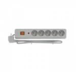 HSK Data Power strip Acar X5 anti-surge 5 sockets 1.5 m grey (W0185)