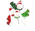 Gift Design Mágneses dekoráció - Frosty a hóember és családja (CRGDXMASDEC-FOZ3)