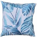  Dekoratív párna, Family Meble, 100% poliészter párnahuzat, Habszivacs töltet, Dekoratív, Kivehető párnahuzat, Méretek 45 x 45 cm, Kék/szürke (PODUSZKAM114_12370627793)