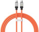 Baseus Coolplay kábel, USB-C - USB-C, 100 W, 1 m, narancs (CAKW000207)
