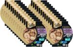 Sheba SHEBA Filé csirkével, tengeri hallal és garnélával mártásban, 24x60 g-os tálca