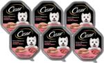 Cesar CESAR tál 6x150 g - teljes értékű nedves eledel felnőtt kutyáknak, terrine puha borjúhússal és baromfival