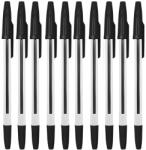 Teno 50 db-os Teno toll készlet, golyóstoll típusú, ellenálló anyagú, strapabíró, tartós, fej 0, 7 mm, sima írás, gyors száradású, kupakkal, műanyag test, fekete (TENO1509)