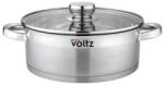Voltz Fazék Oliver Voltz OV51210Q20, 2 l, 20 x 7 cm, Alacsony, Indukciós, Vastag aljú, Inox (OV51210Q20)