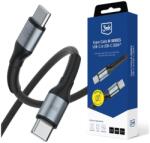 3mk Protection USB 2.0 Type C Összekötő Fekete 2m 5903108680196 (5903108680196) (5903108680196)