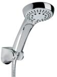 FERRO Sera kézizuhany szett 5 funkciós, fali tartóval, króm (FE-U500)