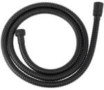 Ferro csavarodásmentes zuhanycső 150 cm fekete, fém (FE-W33)