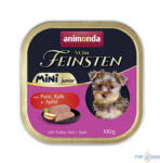 Animonda Vom Feinsten Junior Mini Pute, Kalb+Apfel (pulyka&borjú+alma) alutálkás - kölyök kutyák részére (100g)