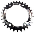 a2z MTB első lánckerék, 30T, 4x96 mm (aszimmetrikus), 1x9-11s, narrow-wide, alumínium, fekete