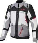 Alpinestars Jachetă Motocicletă Alpinestars Andes V4 Drystar Gri Închis-Gri Deschis-Negru-Roșu (AIM100-1224)