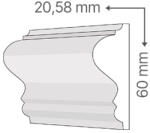 ANRO B-114/E díszléc síkfalra - oldalfali keretezőléc (B-114/E XPS)