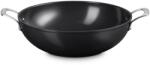 Le Creuset Wok ESSENTIAL 32 cm, 6 l, negru, aluminiu, Le Creuset (LECR51319320010598)