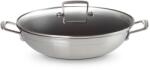 Le Creuset Wok CLASSIC 30 cm, 4, 3 l, argintiu, oțel inoxidabil, Le Creuset (LECR96201130001000)