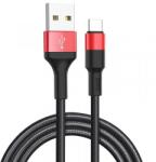 hoco. Cablu Date si Incarcare USB la USB Type-C HOCO X26 Xpress, 1 m, Negru Rosu