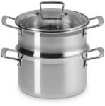 Le Creuset Oală cu aburi CLASSIC 20 cm, 4 l, argintiu, oțel inoxidabil, Le Creuset (LECR53812200010000)