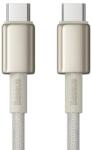 Baseus Cablu Date si Incarcare USB-C - USB-C Baseus Tungsten Gold, P10319800G21-01, 100W, 2m, Auriu (BSU4882)