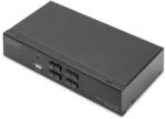 ASSMANN Comutator KVM DIGITUS, Plastic, 4x1, Negru (DS-12891)