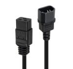Lindy Cablu alimentare IEC C14 la C19 2m Negru, Lindy L30491 (L30491)