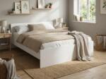  Ágy ELISA 160 x 200 cm, fehér Ágyrács: Léces ágyrács, Matrac: Coco Maxi 20 cm matrac