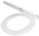 Styron WC ülőke MARGARÉTA fehér műanyag, műanyag zsanérral (STY-550-16) (STY-550-16)