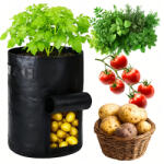 Malatec Zsákos virágcserép, ültetőzsák virágokhoz és zöldségekhez 34 x 35 cm