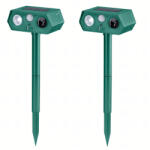 Malatec Ultrahangos napelemes vadriasztó, mozgásérzékelős 2 db/csomag