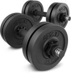 4FIZJO Hantele reglabile din bitum 2 x 10 kg - 4fizjo - 275,49 RON