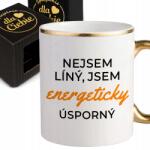 Style Couture Bögre 330ml Fehér Ajándék Egy Kollégának, Akinek Több Koffeinje Van, Mint Motivációja