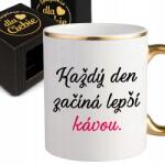 Style Couture Bögre Fehér 330ml Irodába Minden Nap Jobban Kezdődik A Kávé Nyomtatás