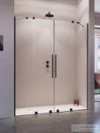 Radaway Furo DWD 180 zuhanyajtó, fekete 10108488-54-01+10111442-01-01 (10108488-54-01_10111442-01-01)
