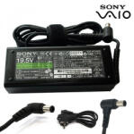 Sony VGP-AC19V25 6.5*4.4mm 19.5V 4.7A 90W fekete notebook/laptop hálózati töltő/adapter gyári (PSOVGPAC19V25)