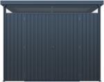  Komplex Anna fém kerti tároló bevilágító ablakokkal antracit 245x290x226cm