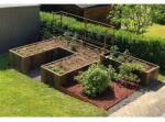 Flare Magaságyás corten acél virágágyás L-alak 160x80cm (FBS3003)