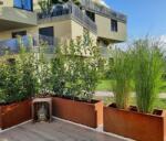 Flare Magaságyás corten acél virágágyás L-alak 120x40cm (FBS2004)