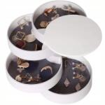 Modeus Ékszerdoboz kerek ékszerdoboz rendszerező (ID 111)