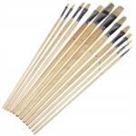 Phoenix Sörte ecsetek lapos Phoenix 12 db-os festékfestő készlet