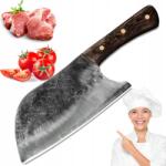 ST Szakács Kés Éles Kovácsolt Konyhai Bárd 30CM Hal Zöldség Húshoz (NÓŻ SZEFA KUCHNI OSTRY KUTY TASAK )