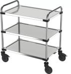 Rieber Cărucior de servire SW-850 RL-3M S inox, 3 rafturi