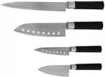 Cecotec Professzionális 4 db-os késkészlet Santoku 2mm rozsdamentes acél (01002)