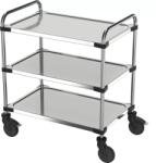 Rieber Cărucior de servire SW-850 RL-3M inox, 3 rafturi