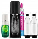 SodaStream Szódakészítő Gép SodaStream Terra vízgázosító 2 palack Mojito szirup (Saturator TERRA 2 but. czarny + MOJITO)