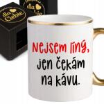 Style Couture Fehér Bögre Irodai Ajándék Kollégának Nem Vagyok Lusta Várom A Kávét