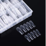  Dual Reverse Tip akrilgél ballerina clear 120 db