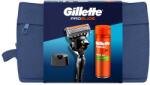 Procter & Gamble Комплект за пътуване Gillette ProGlide самобръсначка + гел за бръснене Fusion 200 мл + поставка