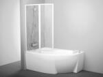 RAVAK Rosa VSK2 160 kádparaván bal rain (76L9010041) - csempekert
