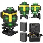 Heckermann Lézeres Vízmérték 4D 16 Soros 360° Keresztlézer Sík Szett (LASER KRZYŻOWY POZIOMICA LASEROWA PRO 4D)