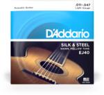 D'addario EJ40 Silk & Steel Akusztikus Gitárhúr
