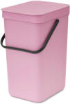 Brabantia Sort & Go konyhai szemetes felnyitható fedővel, 12L, rózsaszín-lila